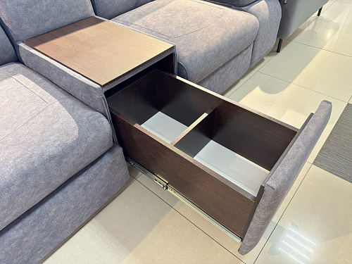 Арт-18, диван модульный (лок.+3х мест. с мех.+бар новый+ср.кр.+лок.)