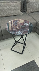 Стол со стеклянной поверхностью ДП 1-03-05 (журнальный)