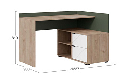 Лео -ТД-410.15.03 Стол письменный угловой