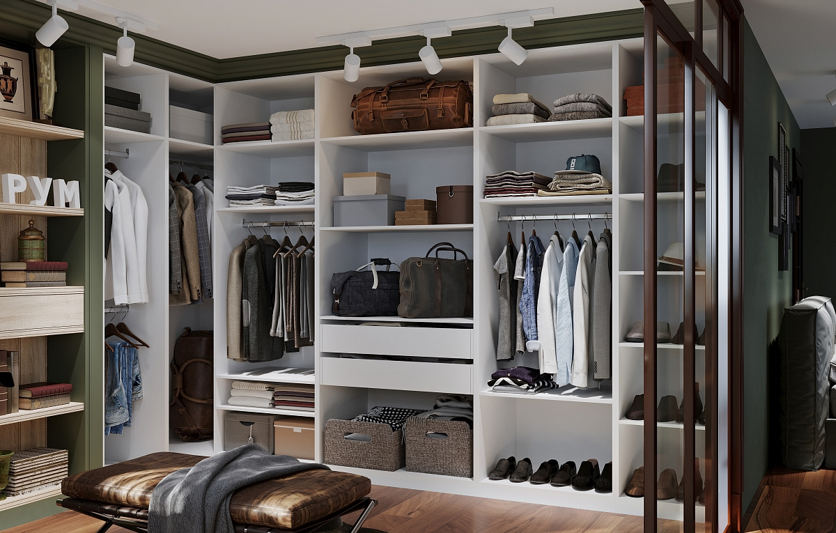 РУМ Гардеробная система угловой 2