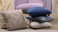 Наволочка декоративная вязаная (ораны) 040*040,