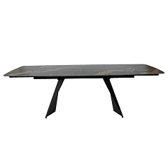 Стол обеденный ECLIPSE,165(+37+37)x90