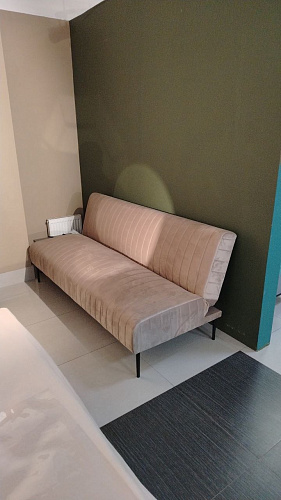 БАККАРА, диван-кровать трехместный, прямой, без подлокотников, механизм «клик-кляк»