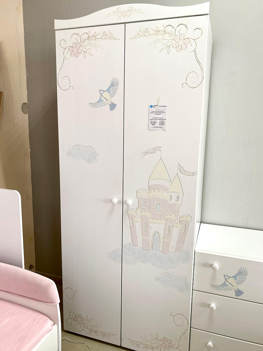 Сказка ПМ-332.22 исп.1 Шкаф комбинированный (с 2 дверьми)