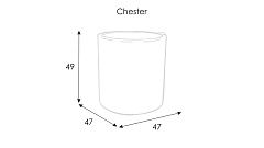 Журнальный стол Chester (Честер) 047*047*049