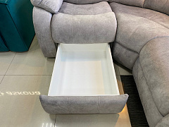 РИДБЕРГ, угловой диван со встроенным баром и кофейным столиком