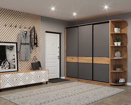 СУ-1, Стеллаж угловой SLIM (СЛИМ) 35*60*230