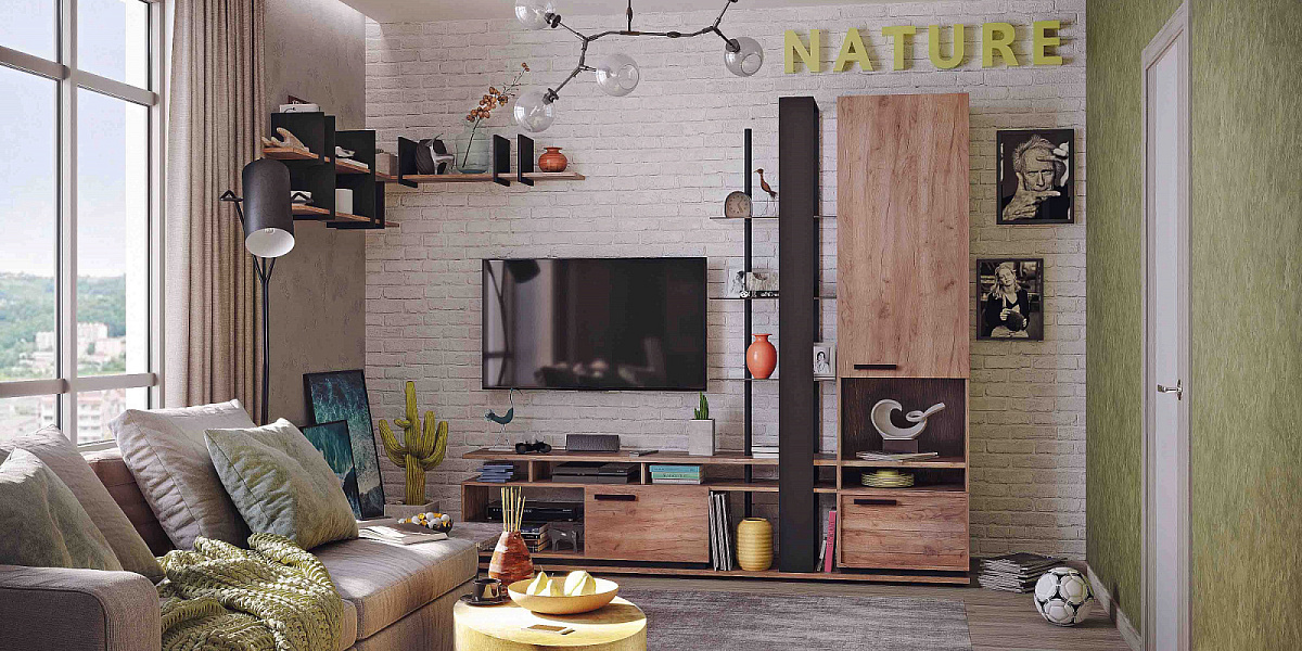 Nature 333 (гостиная) Тумба ТВ малая
