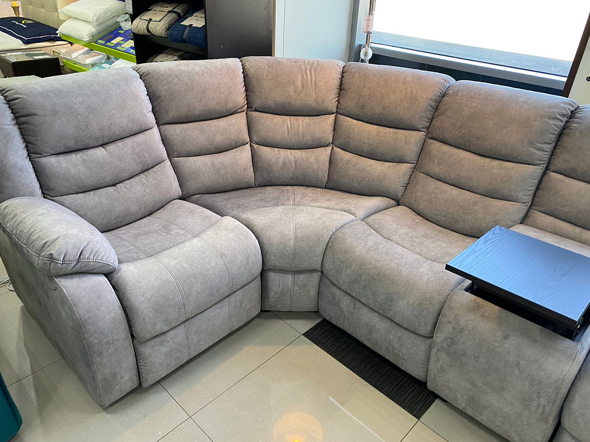 РИДБЕРГ, угловой диван со встроенным баром и кофейным столиком