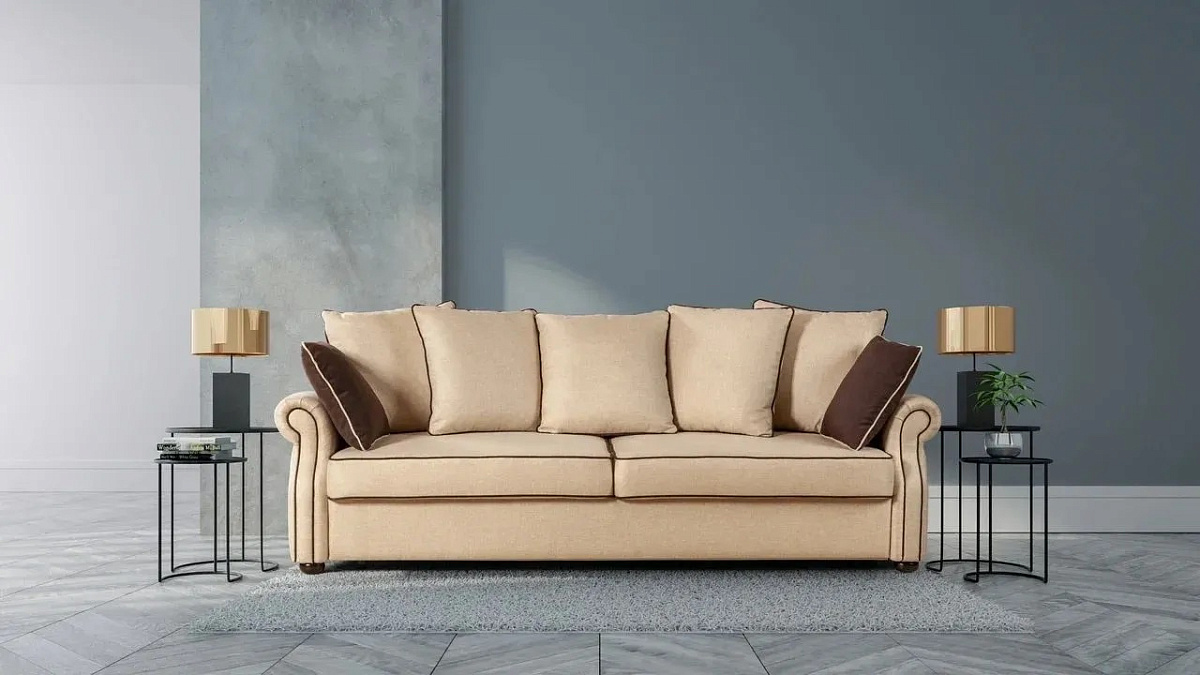 ТРЕНТО, диван-кровать трехместный, прямой, механизм «пума»