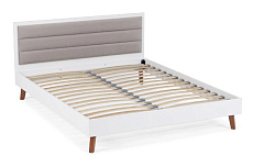 Кровать 200*160 Tilda Soft (Тильда Софт) (основание с ламелиями База отдельно)