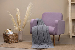 Плед вязанный (ромб) 130*170,