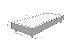 Основание Askona 200*080 h-20