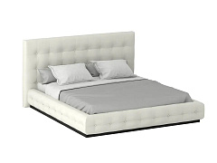 Кровать КрП1600 c пуговицами (Кристалл)