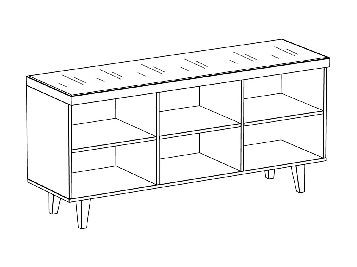 Тумба 3-х дверная КрТ3 (Кристал)
