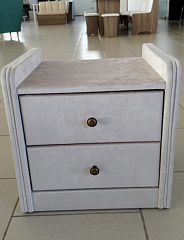 Тумба мягкая прикроватная 2 ящ. (ш/в/г - 470*400*460)