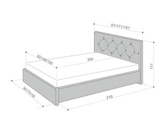 Кровать 200*160 MONICA New