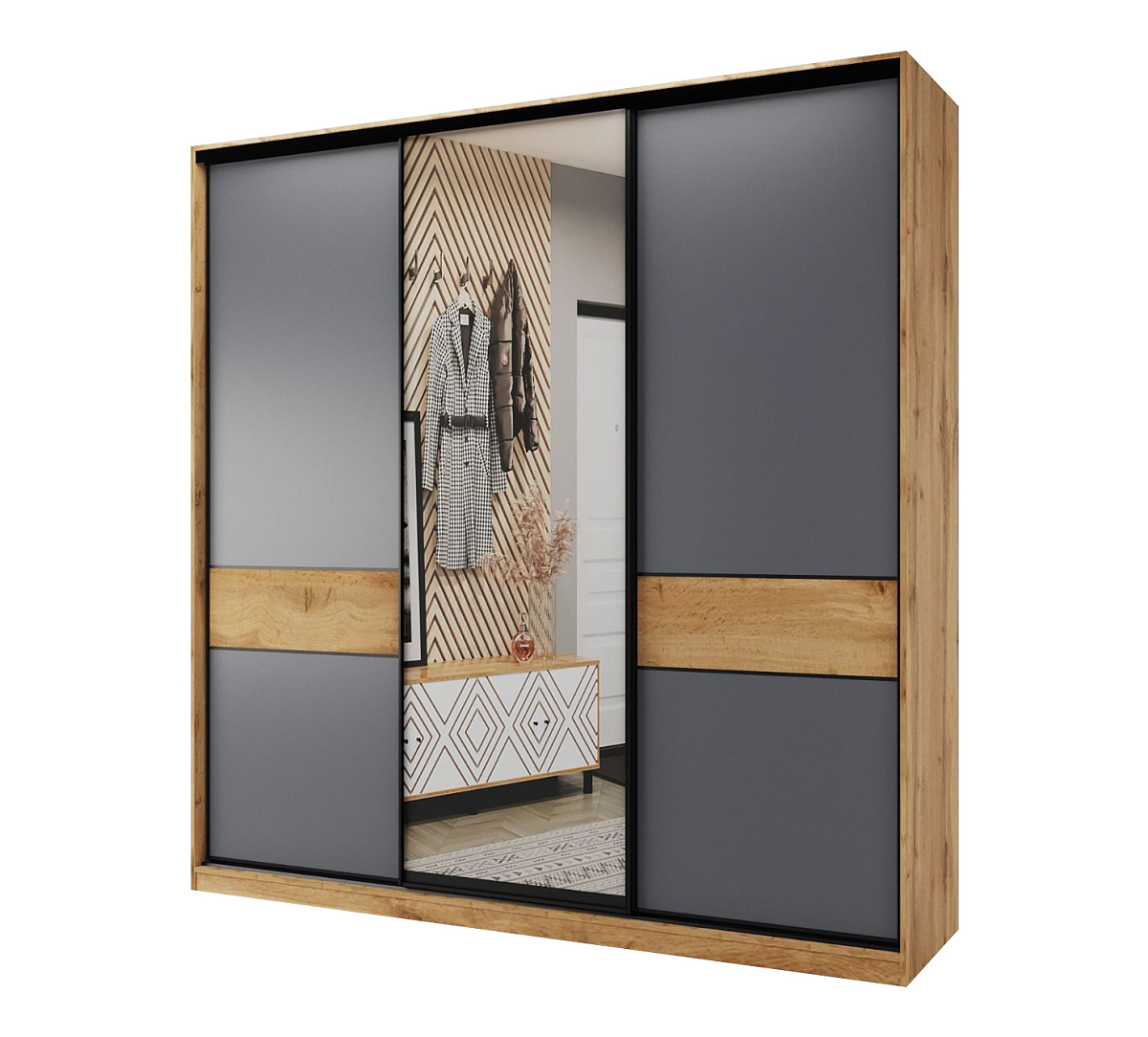 Шкаф-купе SLIM (СЛИМ) 184х60х230 DZD