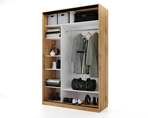 Шкаф-купе SLIM (СЛИМ) 150х60х230 2D