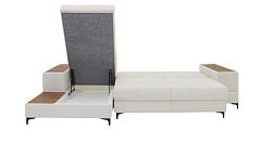 Адель диван модульный (Угол правый Ножки металл. Накл. Венге)