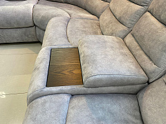 РИДБЕРГ, угловой диван со встроенным баром и кофейным столиком