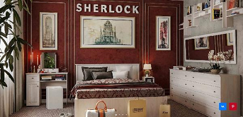 Sherlock спальня 8