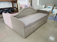 Адель Кровать с мягкой спинкой (800) тип 1