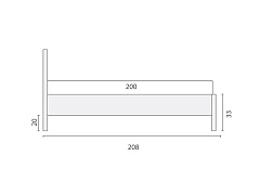 Кровать 200*160 Vesta (Веста)