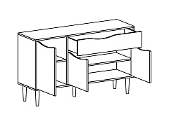Тумба высокая LIKE