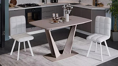 Обеденная группа стол Фабио со стульями Франк
