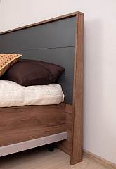 Кара 9 (спальня) Кровать со стационарным основанием (1600) металл